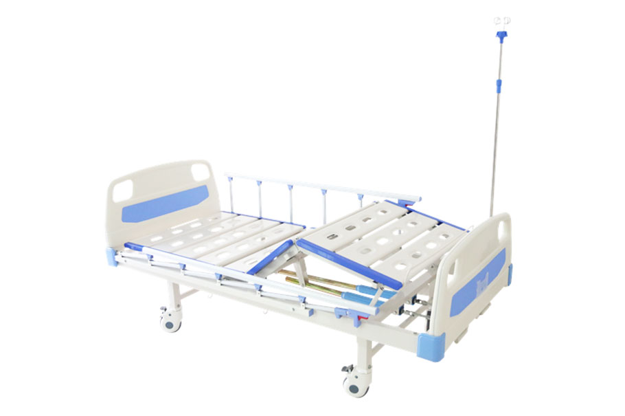 2 Crank Manual Hospital Bed